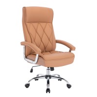 COMFY ΚΑΡΕΚΛΑ ΓΡΑΦΕΙΟΥ CAMEL ΧΡΩΜΙΟ 66.5x67.5x120cm