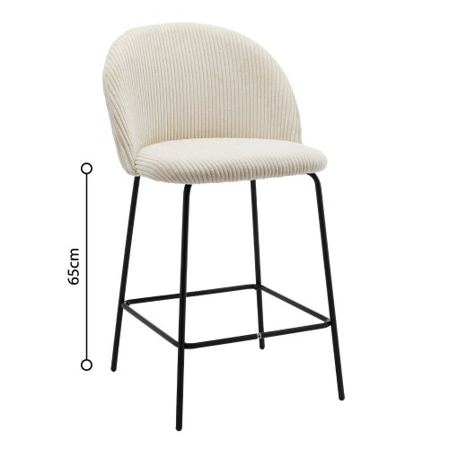 Σετ-4Τεμ.VOTSALO ΣΚΑΜΠΟ BAR CREAM 51.5x56x95cm