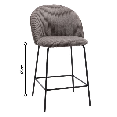 Σετ-4Τεμ.VOTSALO ΣΚΑΜΠΟ BAR ΓΚΡΙ 51.5x56x95cm