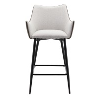 Σετ-2Τεμ.MALONE ΣΚΑΜΠΟ BAR BEIGE ΛΑΔΙ 38x51x96cm