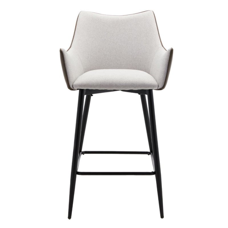 Σετ-2Τεμ.MALONE ΣΚΑΜΠΟ BAR BEIGE ΛΑΔΙ 38x51x96cm