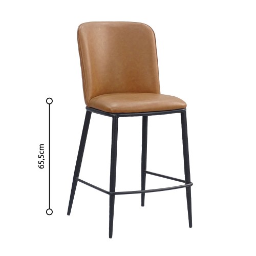 Σετ-2Τεμ.COUTURE ΣΚΑΜΠΟ BAR CAMEL 45x57x98cm