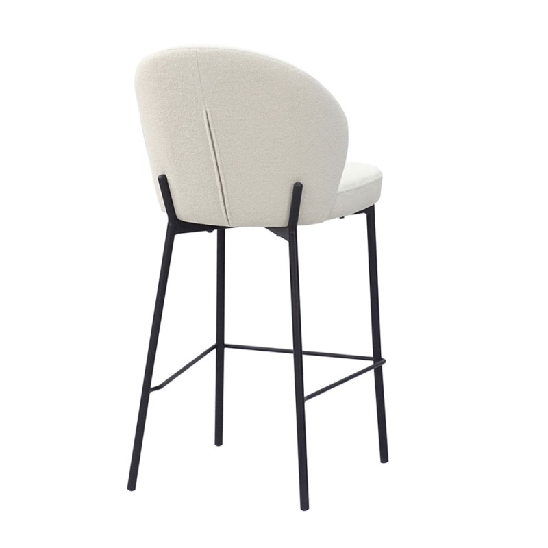 Σετ-2Τεμ.LUNE ΣΚΑΜΠΟ BAR ΛΕΥΚΟ 48x53.5x95.5cm