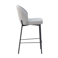Σετ-2Τεμ.LUNE ΣΚΑΜΠΟ BAR ΓΚΡΙ 48x53.5x95.5cm