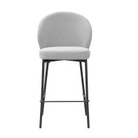Σετ-2Τεμ.LUNE ΣΚΑΜΠΟ BAR ΓΚΡΙ 48x53.5x95.5cm