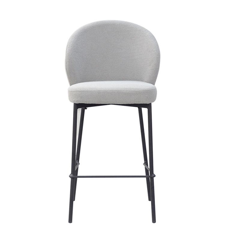Σετ-2Τεμ.LUNE ΣΚΑΜΠΟ BAR ΓΚΡΙ 48x53.5x95.5cm