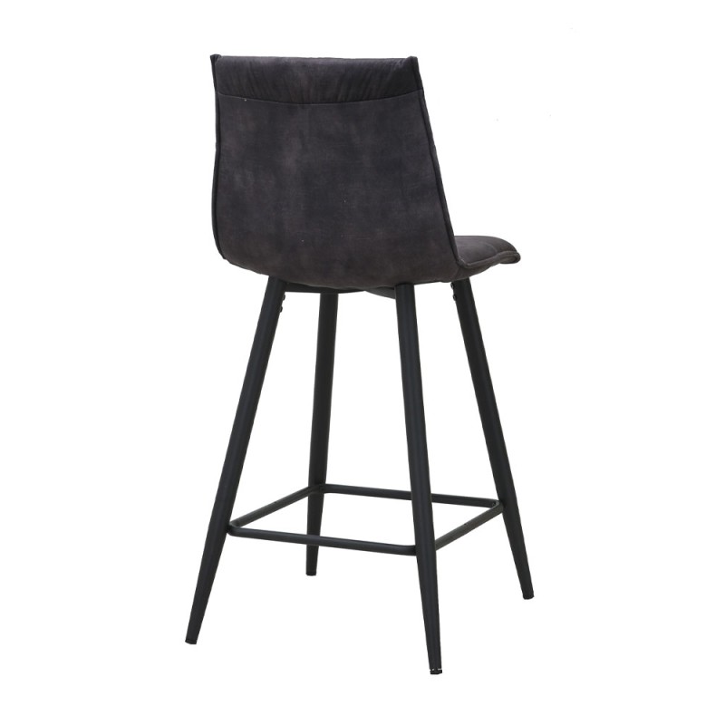 Σετ-4Τεμ.LINEA ΣΚΑΜΠΟ BAR ΑΝΘΡΑΚΙ 42x51x94cm
