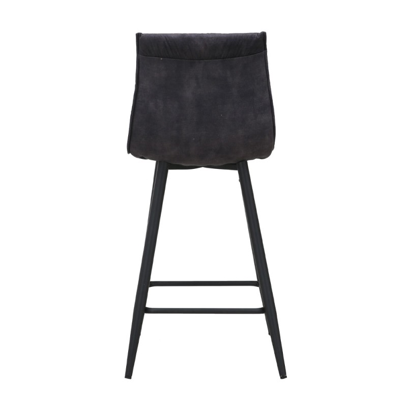 Σετ-4Τεμ.LINEA ΣΚΑΜΠΟ BAR ΑΝΘΡΑΚΙ 42x51x94cm