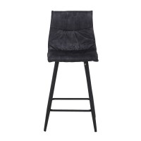 Σετ-4Τεμ.LINEA ΣΚΑΜΠΟ BAR ΑΝΘΡΑΚΙ 42x51x94cm