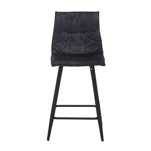 Σετ-4Τεμ.LINEA ΣΚΑΜΠΟ BAR ΑΝΘΡΑΚΙ 42x51x94cm