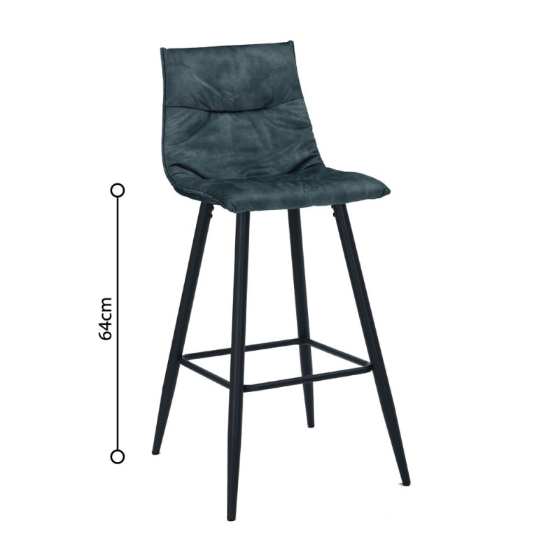 Σετ-4Τεμ.LINEA ΣΚΑΜΠΟ BAR WATER GREEN 42x51x94cm