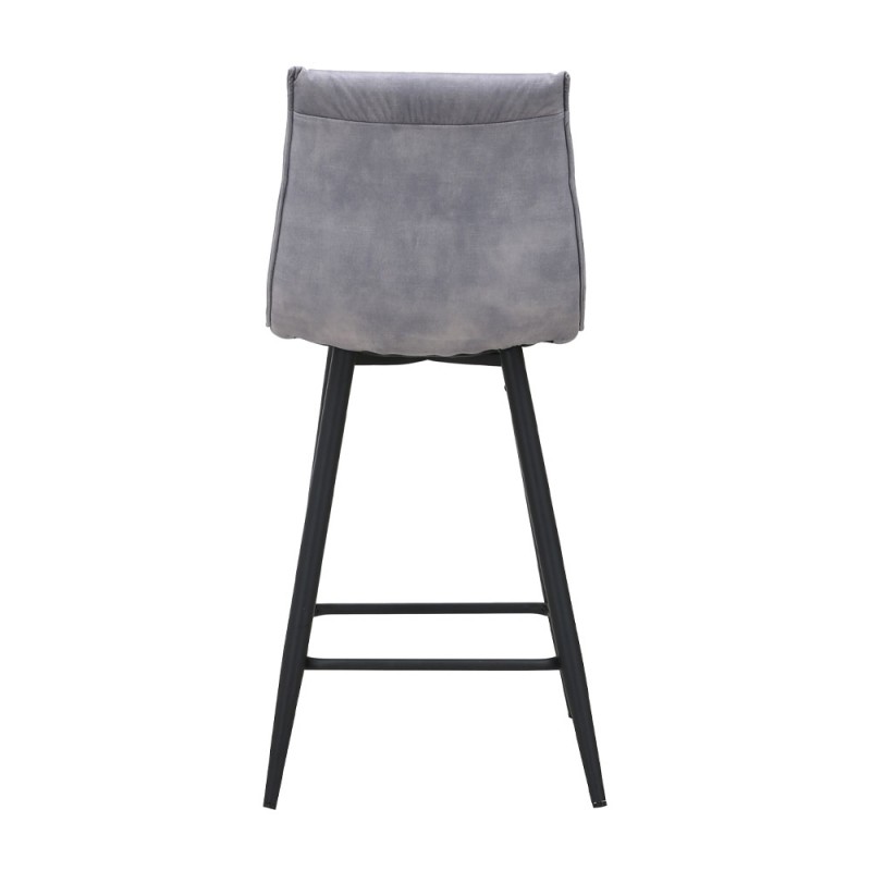 Σετ-4Τεμ.LINEA ΣΚΑΜΠΟ BAR ΓΚΡΙ SILVER 42x51x94cm