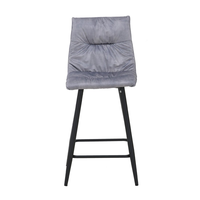 Σετ-4Τεμ.LINEA ΣΚΑΜΠΟ BAR ΓΚΡΙ SILVER 42x51x94cm