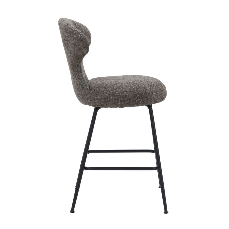 Σετ-2Τεμ.FUNGO ΣΚΑΜΠΟ BAR ΛΑΔΙ ΓΚΡΙ 51x55x97cm