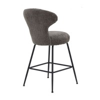 Σετ-2Τεμ.FUNGO ΣΚΑΜΠΟ BAR ΛΑΔΙ ΓΚΡΙ 51x55x97cm