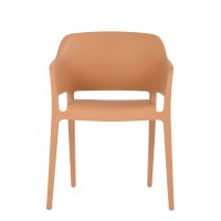 Σετ-4Τεμ.ARCO ΚΑΡΕΚΛΑ CARAMEL 55.5x54.5x77.5cm