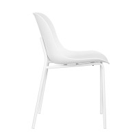 Σετ-4Τεμ.LIGNA ΚΑΡΕΚΛΑ ΛΕΥΚΟ 55.5x48x80cm