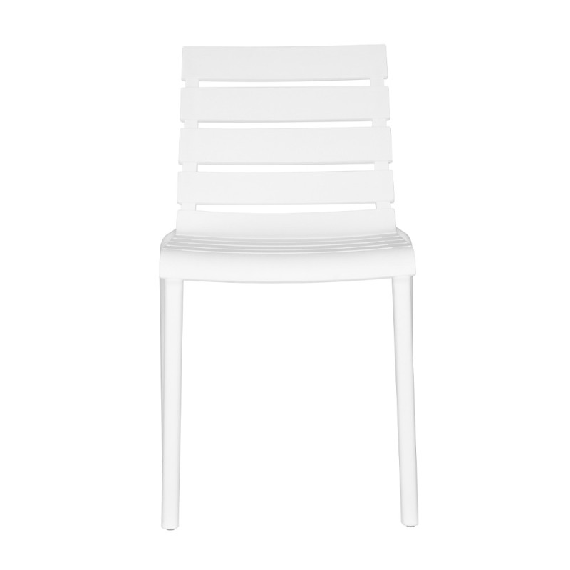 Σετ-4Τεμ.HORIZONTAL ΚΑΡΕΚΛΑ ΛΕΥΚΟ 43x51.5x78.5cm