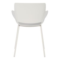 Σετ-4Τεμ.SEDIA ΚΑΡΕΚΛΑ OFF WHITE 58x51x79.5cm