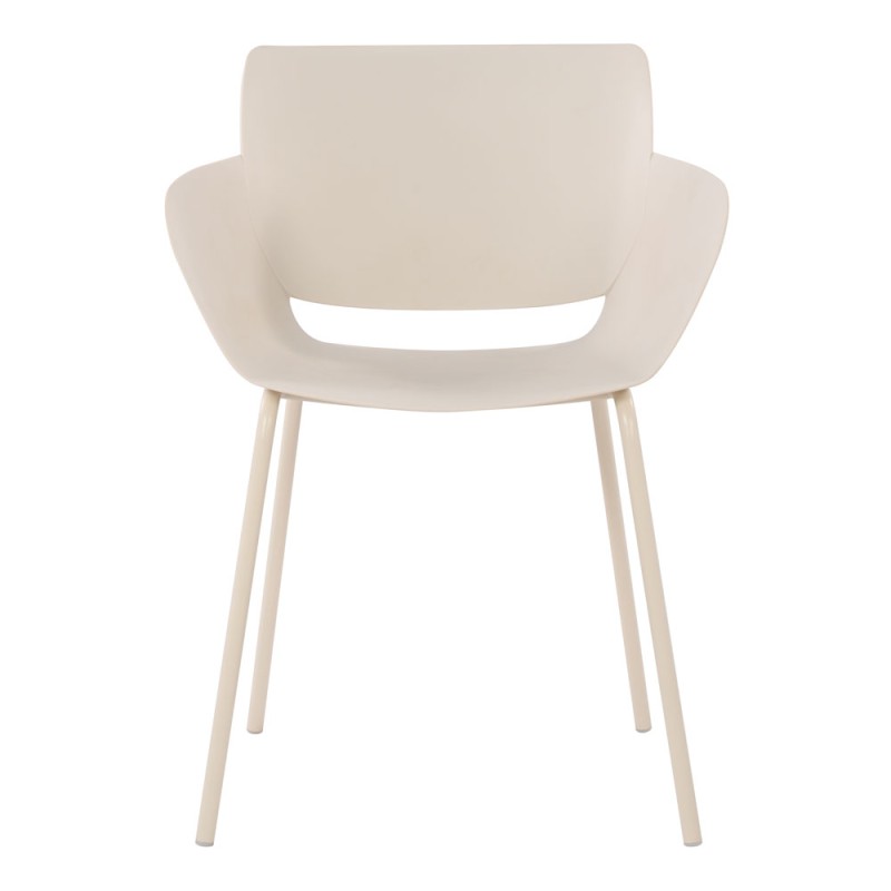 Σετ-4Τεμ.SEDIA ΚΑΡΕΚΛΑ BEIGE 58x51x79.5cm