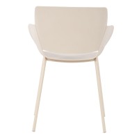 Σετ-4Τεμ.SEDIA ΚΑΡΕΚΛΑ BEIGE 58x51x79.5cm
