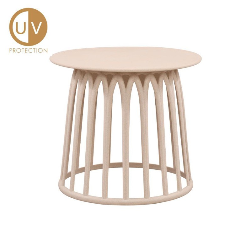 Σετ-4Τεμ.BASKET SIDE TABLE TERRAZZO 49.5x49.5x44cm