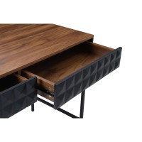 ZUMA ΓΡΑΦΕΙΟ ΚΑΡΥΔΙ ΜΑΥΡΟ 110.5x54x76cm