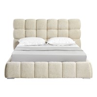 PUFFY ΚΡΕΒΑΤΙ (ΓΙΑ ΣΤΡΩΜΑ 160x200cm) BEIGE 228x188x120cm