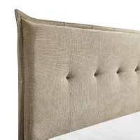 LIFE ΚΡΕΒΑΤΙ (ΓΙΑ ΣΤΡΩΜΑ 160x200cm) BEIGE 215x171x115cm