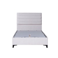 STRATTA ΚΡΕΒΑΤΙ ΜΕ ΑΠΟΘΗΚ. ΧΩΡΟ (ΓΙΑ ΣΤΡΩΜΑ 120x200cm) OFF WHITE 06-900 208x127x121cm