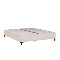 HANG BOX ΒΑΣΗ 160x200cm OFF WHITE 16-950 200x160x34cm