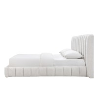 SAVAGIAR ΚΡΕΒΑΤΙ (ΓΙΑ ΣΤΡΩΜΑ 160x200cm) CREAM 210.5x220.5x109.7cm