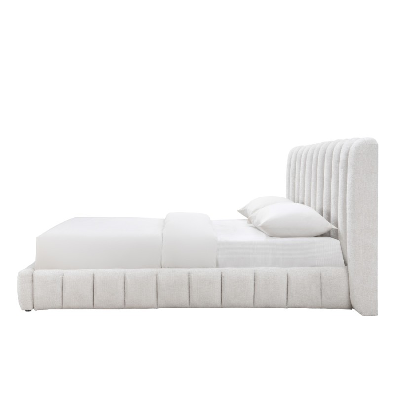 SAVAGIAR ΚΡΕΒΑΤΙ (ΓΙΑ ΣΤΡΩΜΑ 160x200cm) CREAM 210.5x220.5x109.7cm