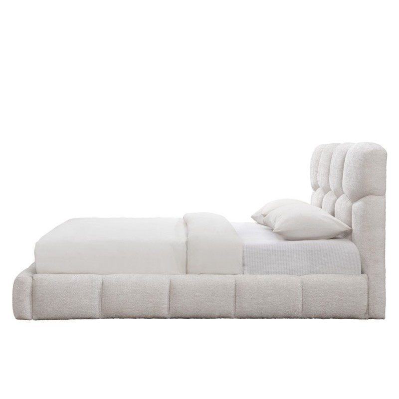 HONEYBEE ΚΡΕΒΑΤΙ (ΓΙΑ ΣΤΡΩΜΑ 160x200cm) CREAM 184x220x102.2cm