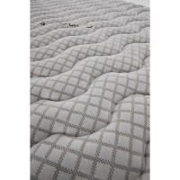 MADAME LUX H.27,5cm ΣΤΡΩΜΑ BEIGE ΛΕΥΚΟ 90x200