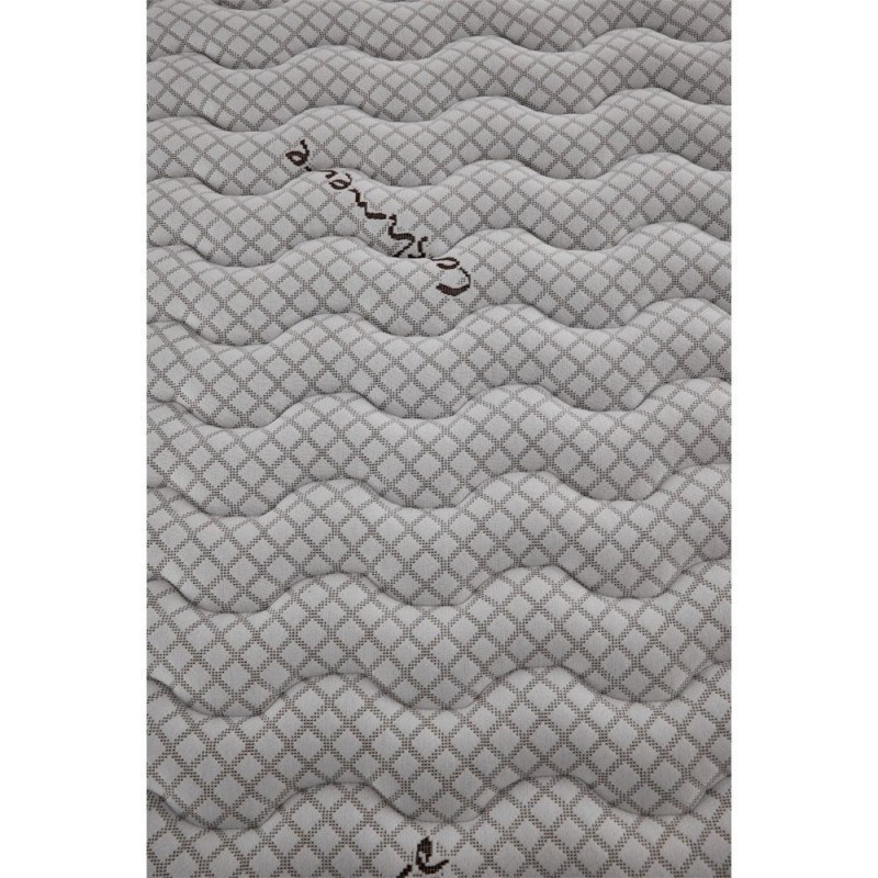 MADAME LUX H.27,5cm ΣΤΡΩΜΑ BEIGE ΛΕΥΚΟ 90x200