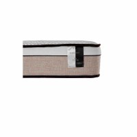 MADAME LUX H.27,5cm ΣΤΡΩΜΑ BEIGE ΛΕΥΚΟ 90x200