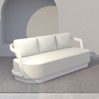 TORRE ΣΑΛΟΝΙ SET 1+2+2 OFF WHITE 198x81x66cm