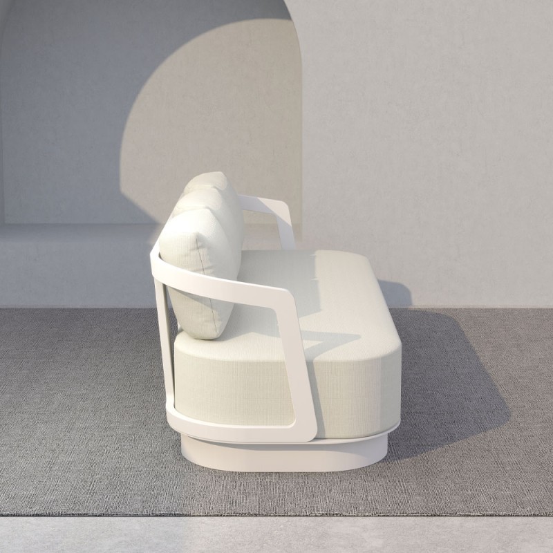 TORRE ΣΑΛΟΝΙ SET 1+2+2 OFF WHITE 198x81x66cm