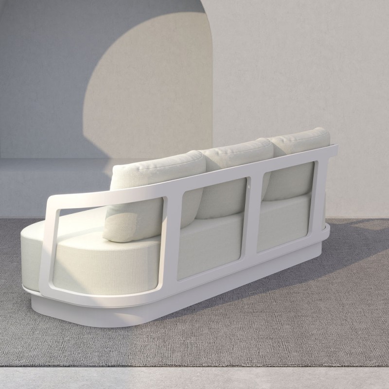 TORRE ΣΑΛΟΝΙ SET 1+2+2 OFF WHITE 198x81x66cm