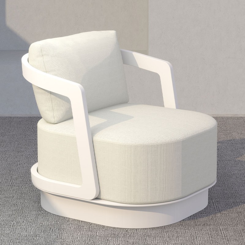 TORRE ΣΑΛΟΝΙ SET 1+2+2 OFF WHITE 198x81x66cm