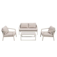 MARE ΣΑΛΟΝΙ SET 1+2+1 OFF WHITE