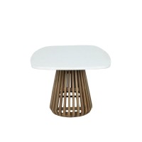 SIRACUSA ΤΡΑΠΕΖΙ ΛΕΥΚΟ 220x110x77.5cm
