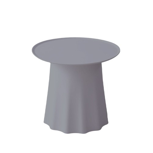 VOLANT SIDE TABLE ΓΚΡΙ ΑΝΟΙΧΤΟ 50x50x45cm