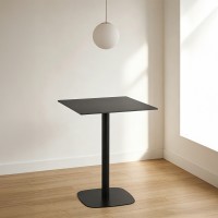 QUADRA ΤΡΑΠΕΖΙ ΜΑΥΡΟ 60x60x74cm