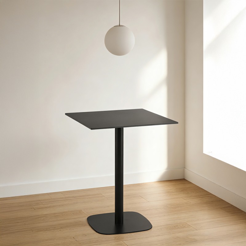 QUADRA ΤΡΑΠΕΖΙ ΜΑΥΡΟ 60x60x74cm