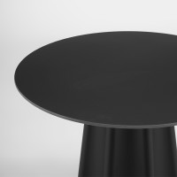 VELLUM ΤΡΑΠΕΖΙ ΜΑΥΡΟ 80x80x76.5cm