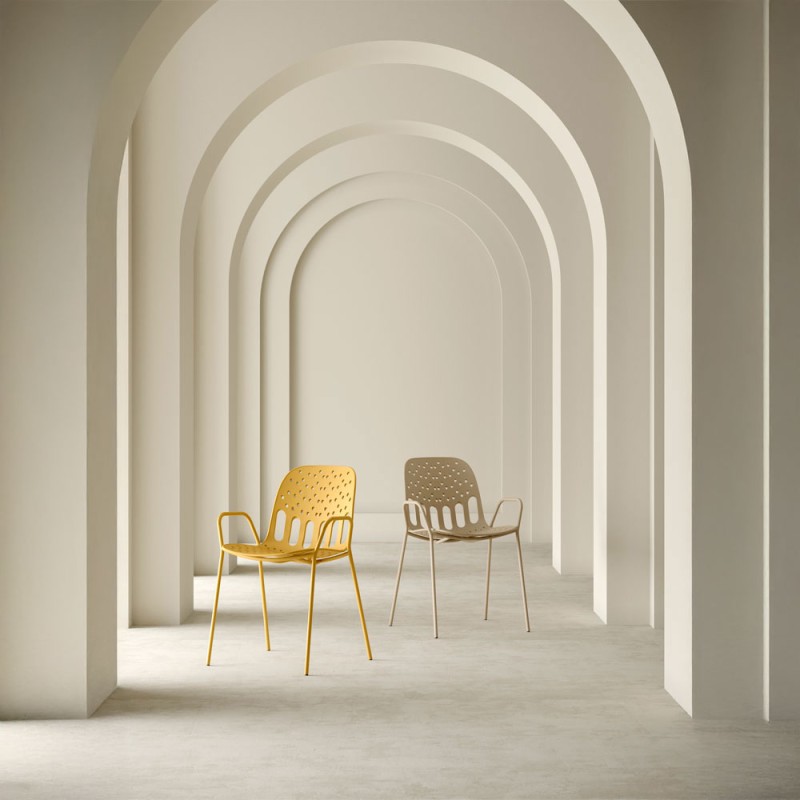 Σετ-4Τεμ.LIDO ΚΑΡΕΚΛΑ BEIGE 57x55.5x80cm