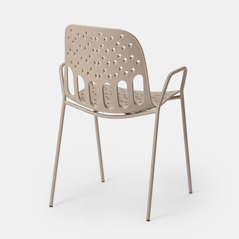 Σετ-4Τεμ.LIDO ΚΑΡΕΚΛΑ BEIGE 57x55.5x80cm