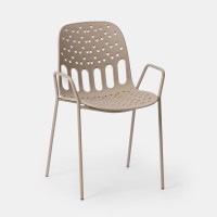Σετ-4Τεμ.LIDO ΚΑΡΕΚΛΑ BEIGE 57x55.5x80cm